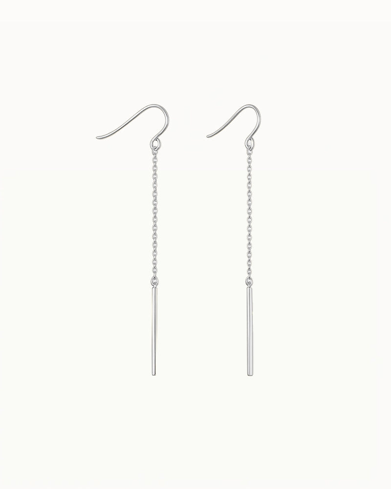 Feine Ketten- und Stabohrringe - Aileen