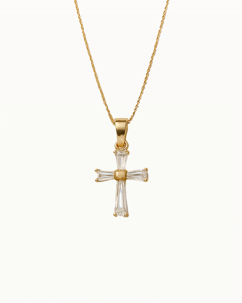 Kristallkreuz-Halskette - Lottie