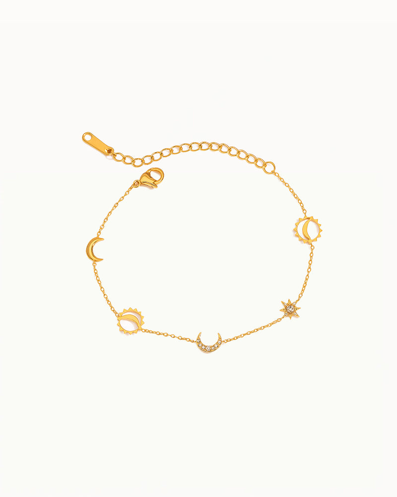 Armband mit Mond und Sternen - Gwynne