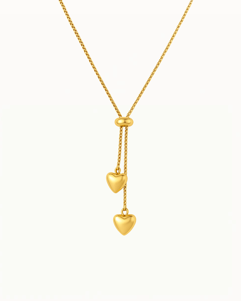 Adjustable Heart Necklace - Quincy
