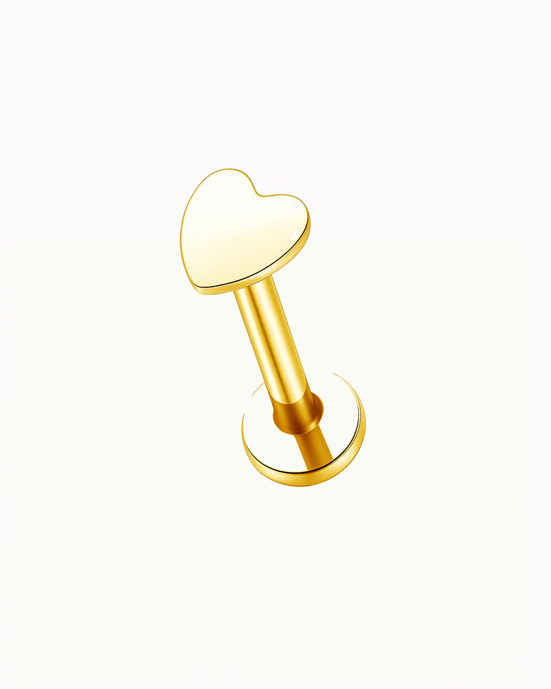 Titan Herz Piercing - Fluss