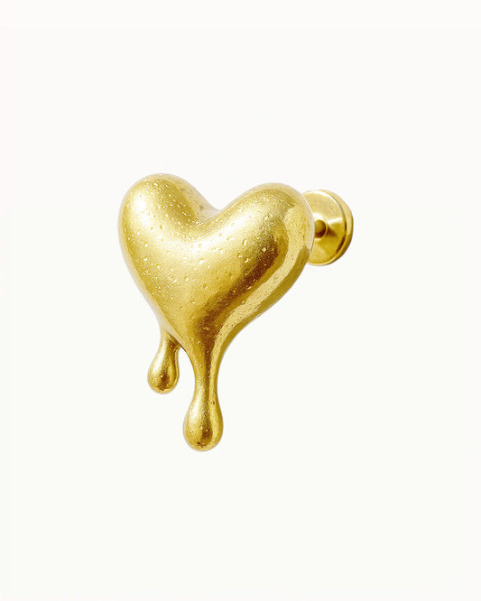Piercing en cœur en titane - Ada