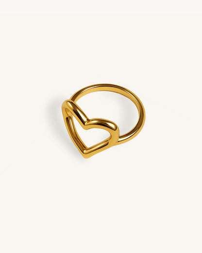 Bold Statement Heart Ring - Aurora - R34