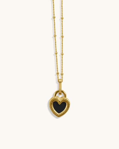 Collier Bold Hart avec Deux Couleurs - Cassidy