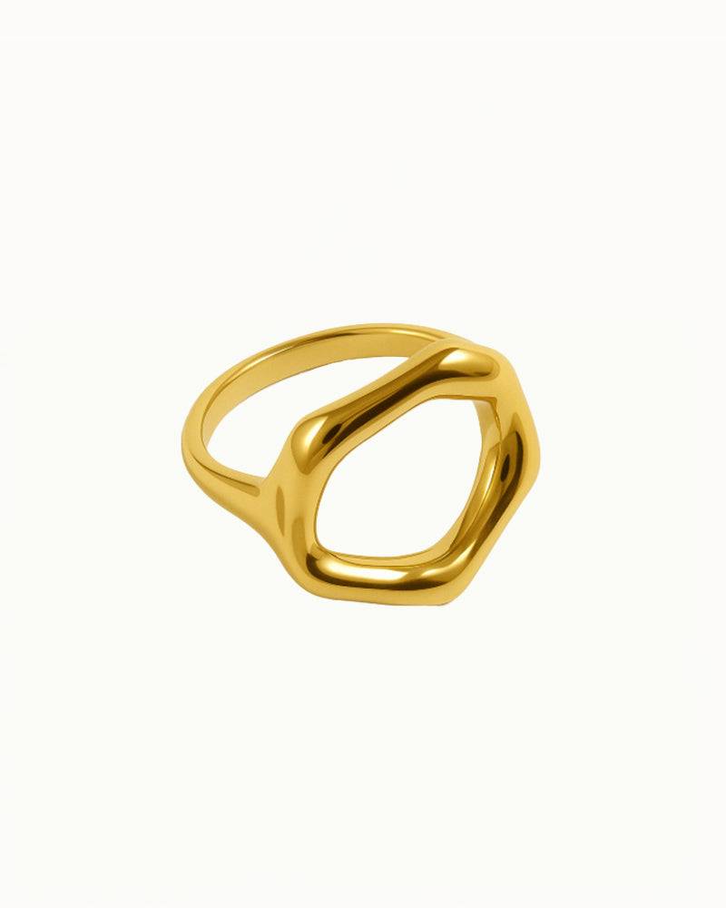 Chunky Round Statement Ring - Lea - R35