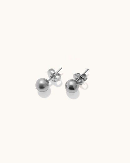 Minimalist Ball Earrings - Lorena