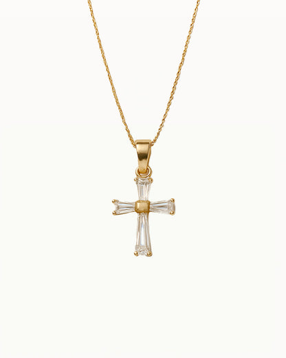 Collier Croix en Cristal - Lottie