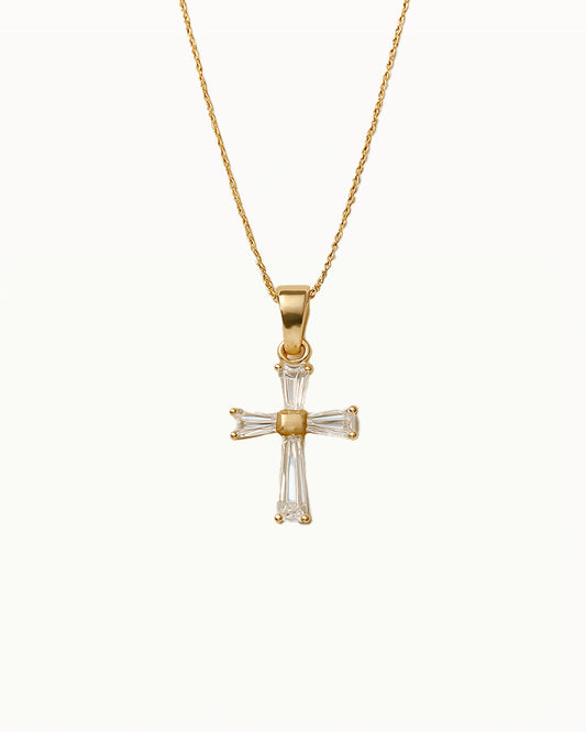 Collier Croix en Cristal - Lottie