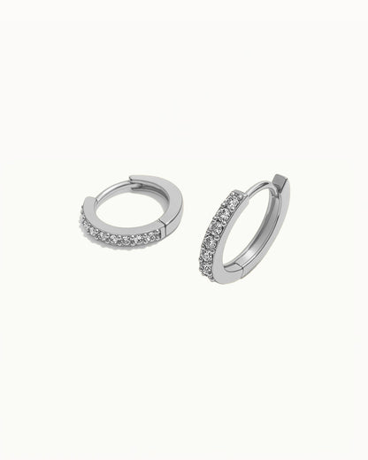 Boucles d'oreilles Huggie en cristal - Miley