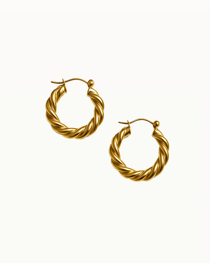 Boucles d'oreilles en osier - Sasha