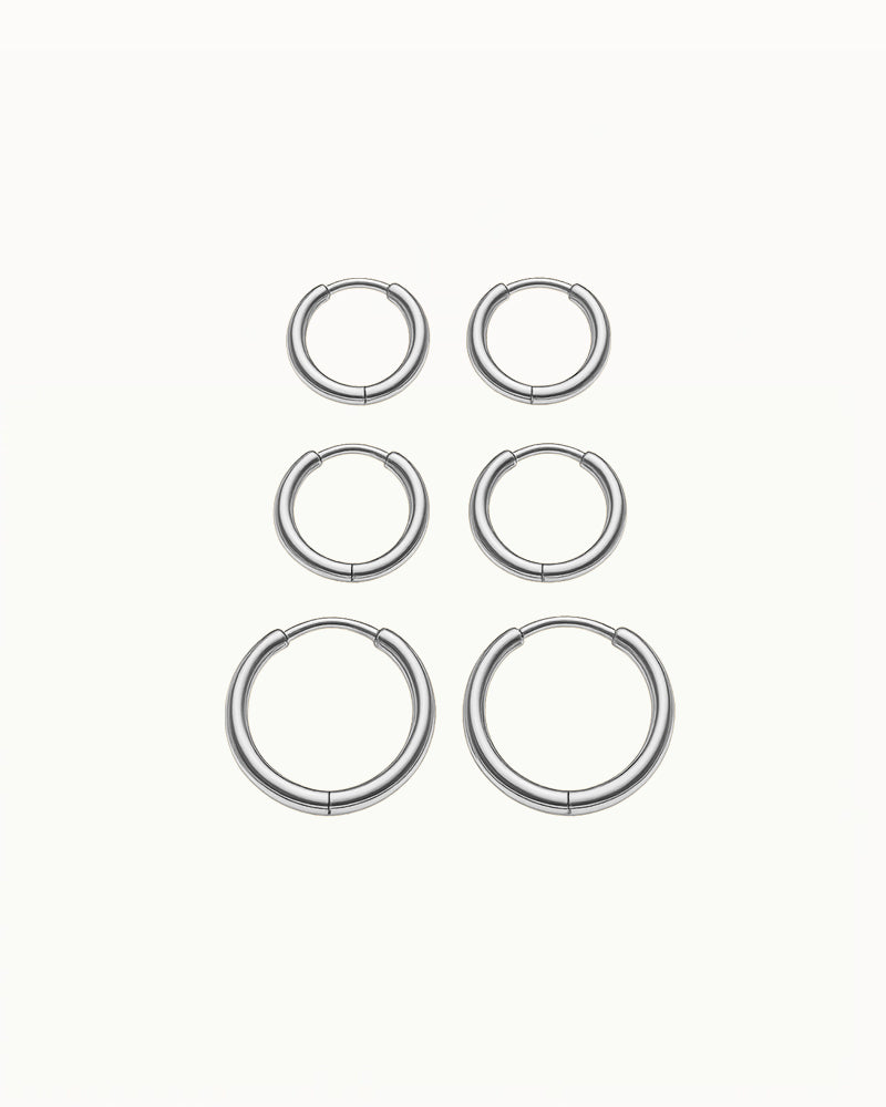 Basic Bold Earrings Small in Three Sizes - Gwen