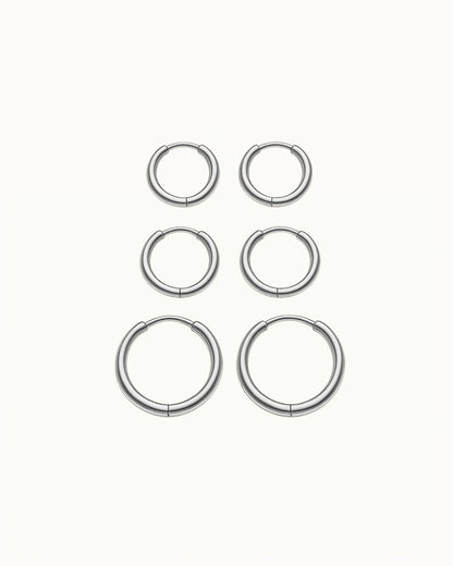 Basic Bold Earrings Small in Three Sizes - Gwen