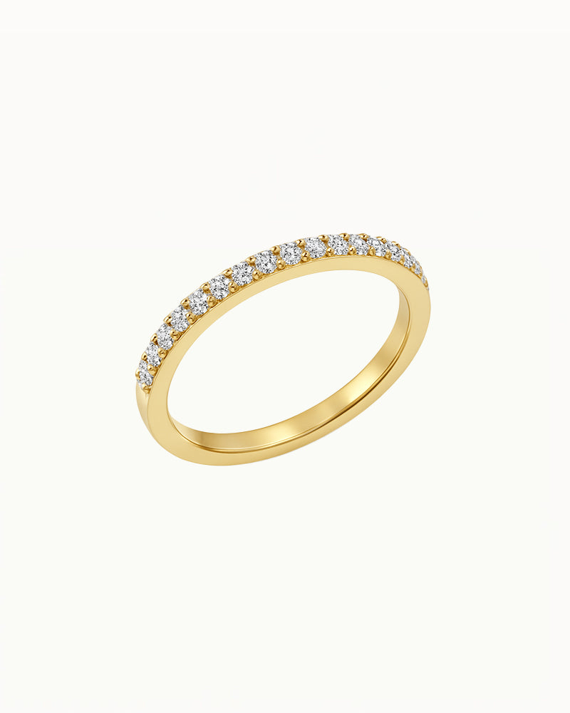 Refined Ring with Crystals - Esra - R30