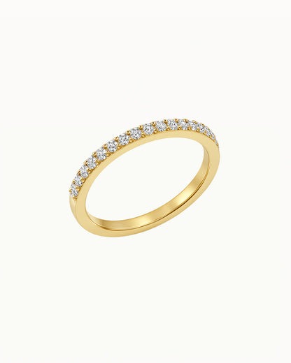 Refined Ring with Crystals - Esra - R30