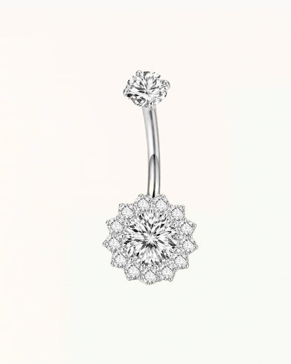 Bauchnabelpiercing mit sonnenförmigen Kristallen - Sydney