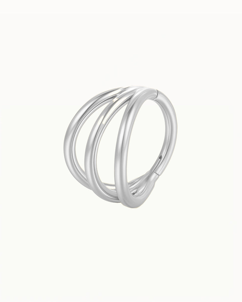 Titan Dreifach Minimalistisches Piercing - Nouria