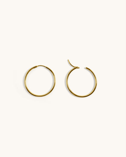 Boucles d'oreilles Basic Hoop - Yasmine
